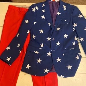 American flag suit